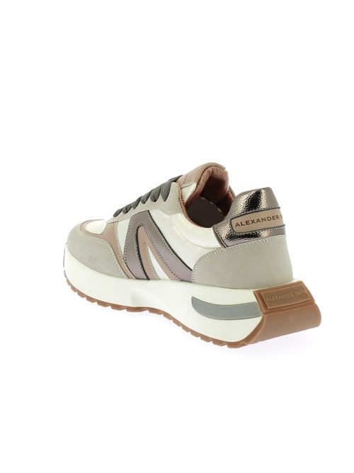 Hyde Woman sneakers da donna in tessuto beige ALEXANDER SMITH | S1D67CRMX